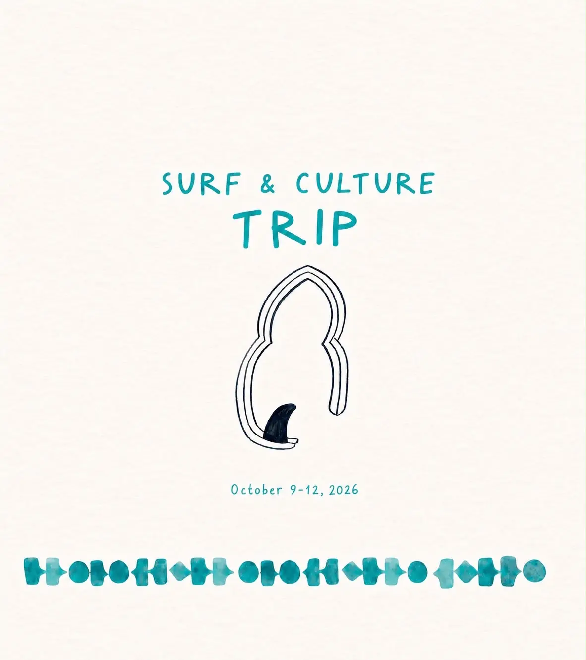 Trip cover for October 9–12, 2026